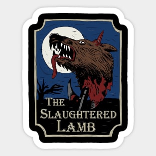 American Werewolf in London Urban Legend Sticker